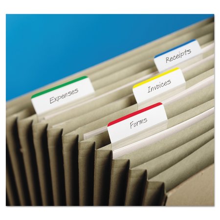 Post-It 2" Angled Tabs, Lined, 1/5-Cut Tabs, Asstd Primary Colors, 2" W, PK24 686A-1